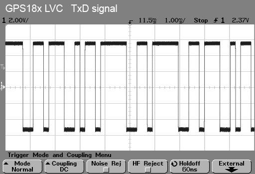 Garmin18x LVC TxD signal