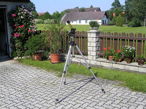 Coronado PST mit Manfrotto Getriebeneigekopf 410 und Stativ 075