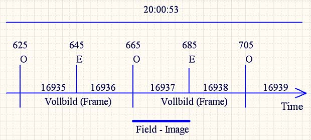 Allocation of the 6 half-images