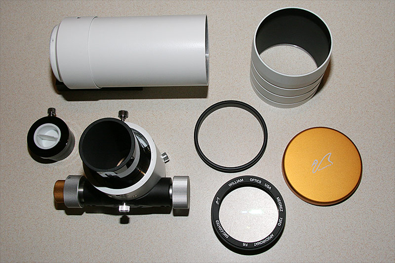 The WO Megrez72 disassembled