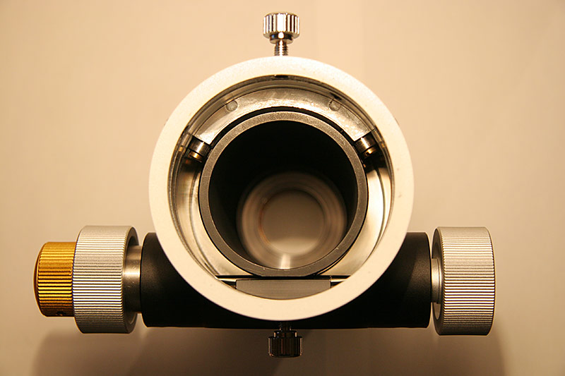 The ball bearings of the focuser