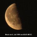 Mond am 6. Juli 1999
