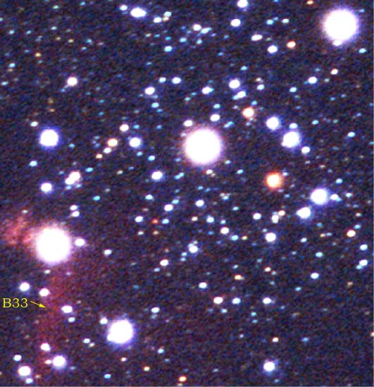 B33 im Sternbild Orion