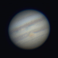 Jupiter mit GRF in Rotation