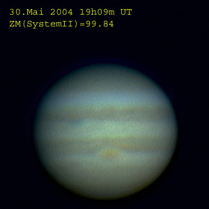Jupiter am 30. Mai 2004