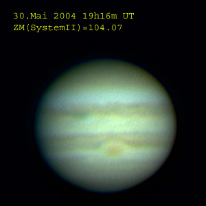 Jupiter am 30. Mai 2004