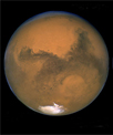 Mars vom Weltraumteleskop Hubble im August 2003
