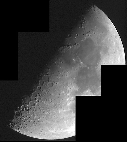 Mond am 09. Februar 2003