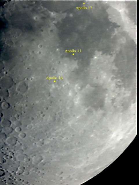 Mond am 11. Jänner 2003