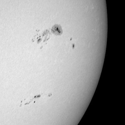Sonnenflecken am 04. Mai 2003