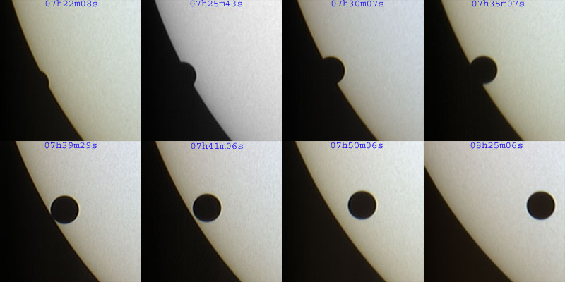 Venustransit am 08. Juni 2004_Beginn